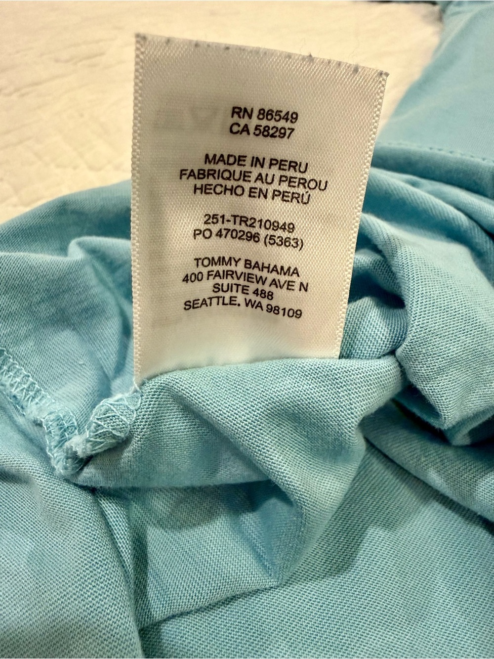 Tommy Bahama Bali Skyline T-Shirt 100% Prima Cotton - Picture 6 of 7